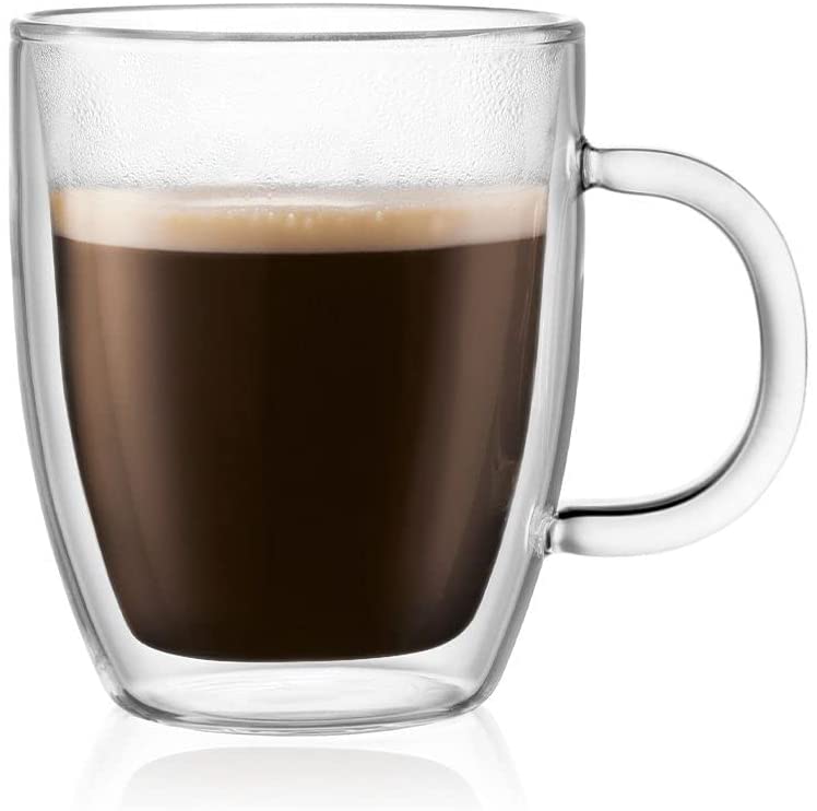bodum bistro latte and coffee mug set of 6