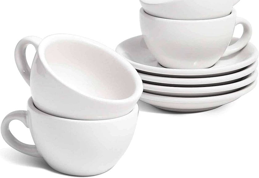 le tauci 6 oz cappuccino cups with saucers 1