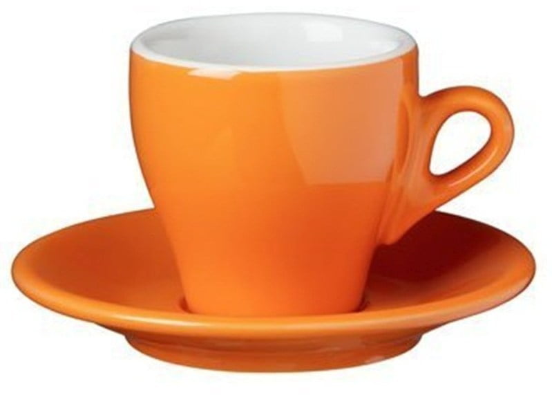 nuova point orange cappuccino cup