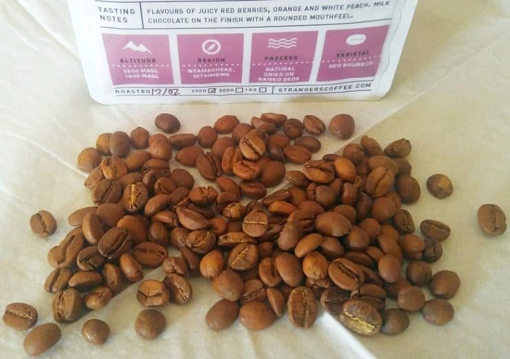 light roast coffee beans