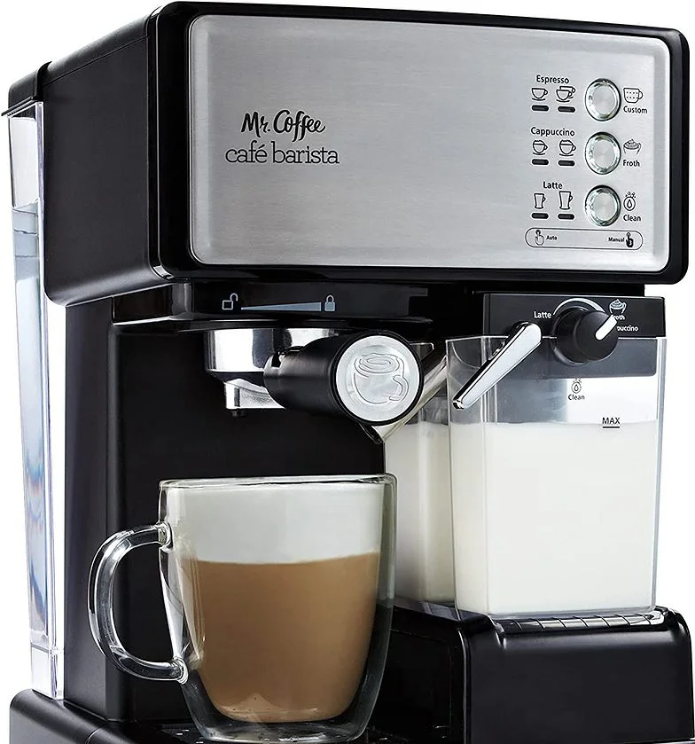 mr. coffee cafe barista cappuccino machine