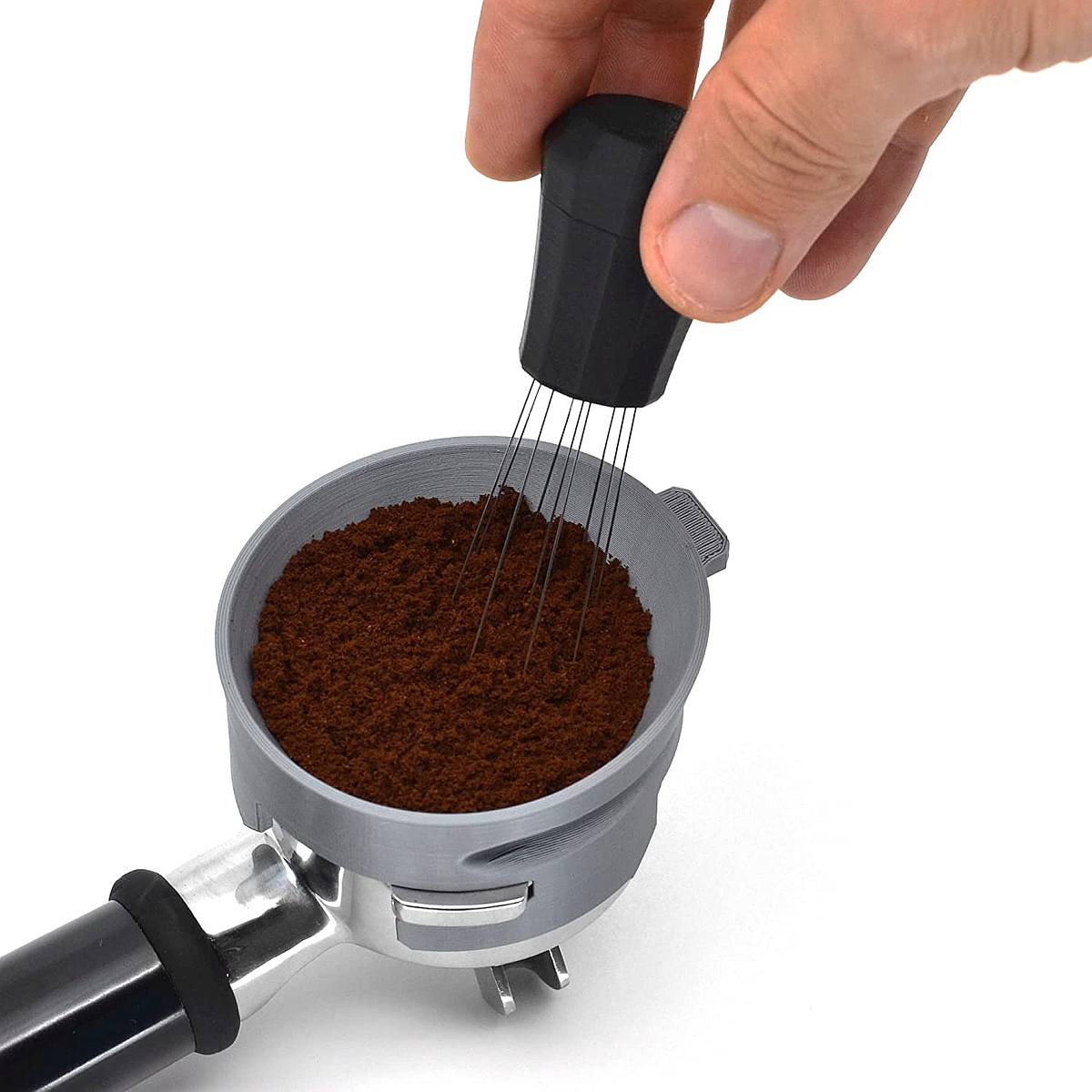 distributing coffee grounds with fusedline wdt