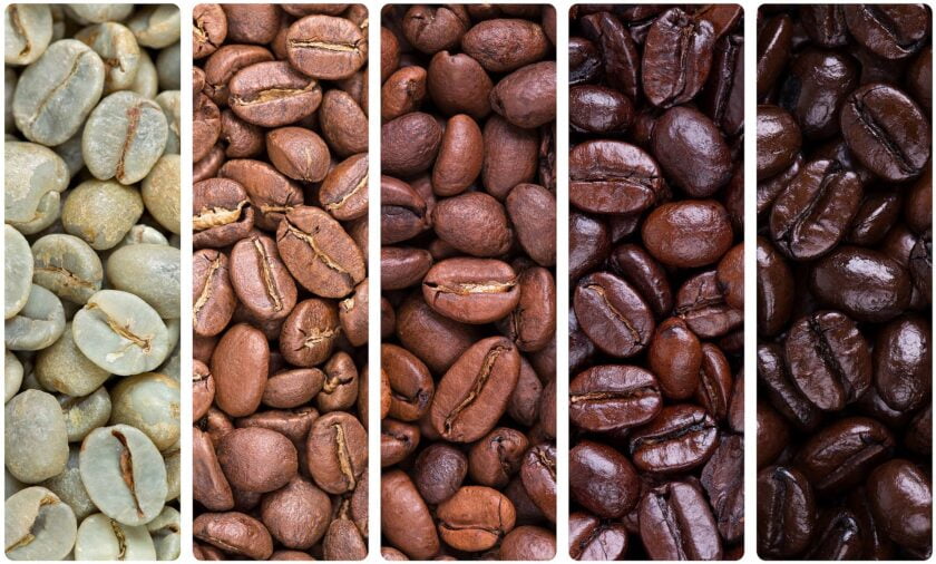 grades of coffee roasting